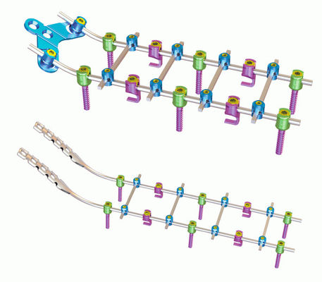 Sistema cervical da fixação do traseiro da ortopedia do titânio