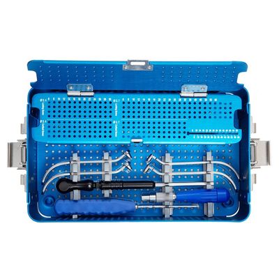 instrumento axial das placas de travamento de 2.5/2.7mm o multi ajustou a placa de travamento longe do ponto de origem do raio
