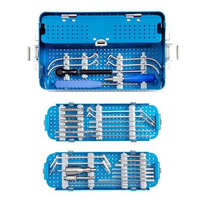 instrumento axial das placas de travamento de 2.5/2.7mm o multi ajustou a placa de travamento longe do ponto de origem do raio