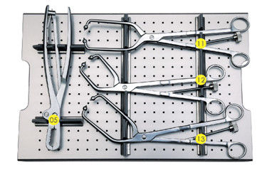 Placa Kit Orthopedic Surgical Instrument Box da reconstrução