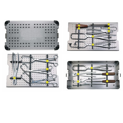 Placa Kit Orthopedic Surgical Instrument Box da reconstrução