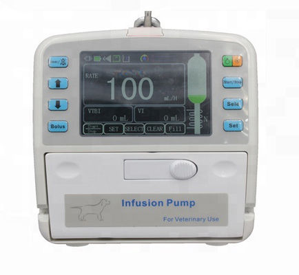Aquecimento do líquido da bomba da infusão do veterinário do écran sensível do LCD de 4,3 polegadas