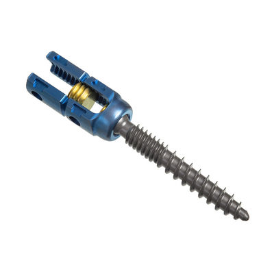 Os parafusos rosqueados dobro do titânio 5.5mm Pedicle introduzem o dispositivo de fixação da espinha