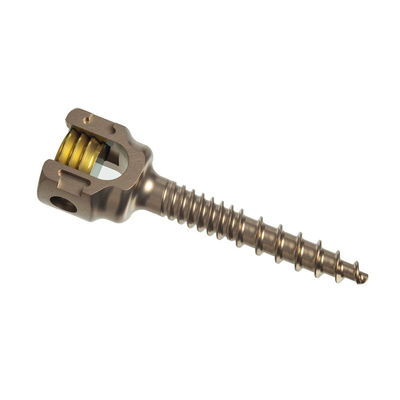 Os parafusos rosqueados dobro do titânio 5.5mm Pedicle introduzem o dispositivo de fixação da espinha