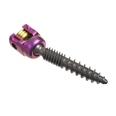 Os parafusos rosqueados dobro do titânio 5.5mm Pedicle introduzem o dispositivo de fixação da espinha