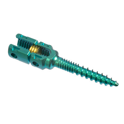 Os parafusos rosqueados dobro do titânio 5.5mm Pedicle introduzem o dispositivo de fixação da espinha