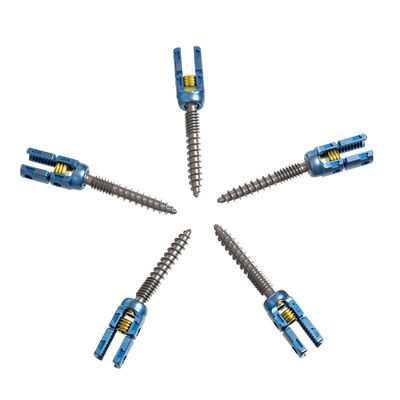 Os parafusos rosqueados dobro do titânio 5.5mm Pedicle introduzem o dispositivo de fixação da espinha