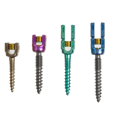 Os parafusos rosqueados dobro do titânio 5.5mm Pedicle introduzem o dispositivo de fixação da espinha
