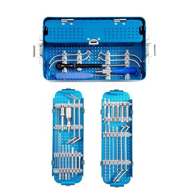 instrumento axial das placas de travamento de 2.5/2.7mm o multi ajustou a placa de travamento longe do ponto de origem do raio